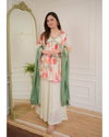 Akshar Chiffon Designer Sharara Readymade Suit Wholesale Shop In Surat